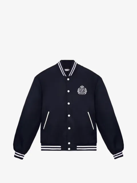 Sporty & Rich cres-detail bomber jacket