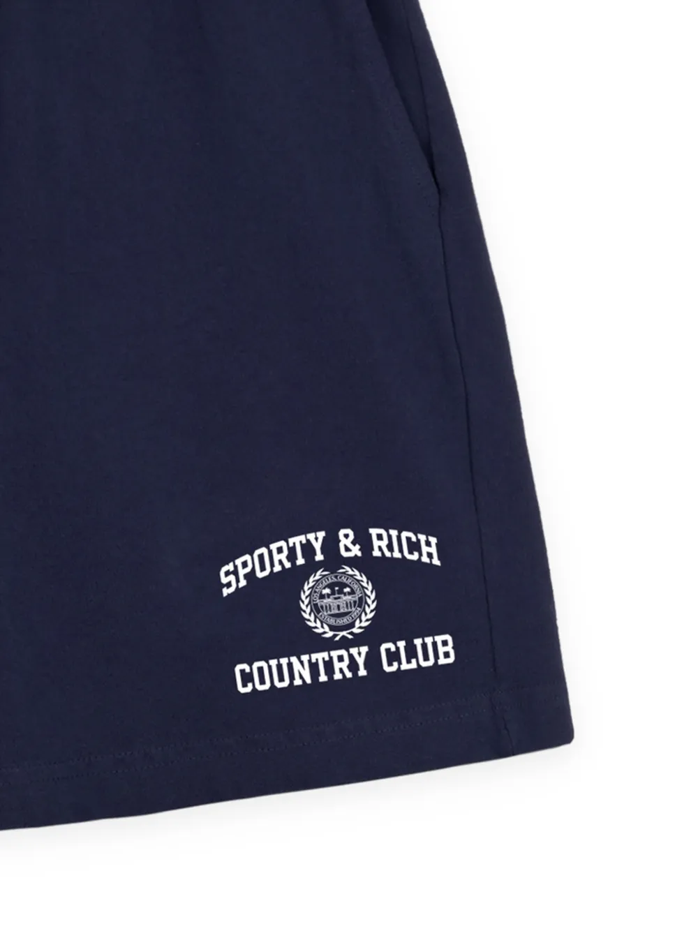 Sporty & Rich Trainingsshorts met trekkoord Blauw