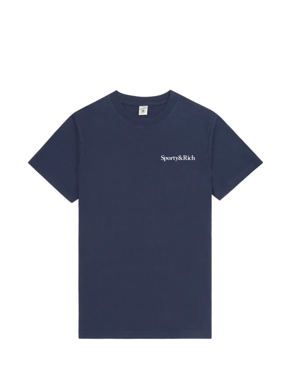 Sporty & Rich T-shirt met korte mouwen en logodetail Blauw