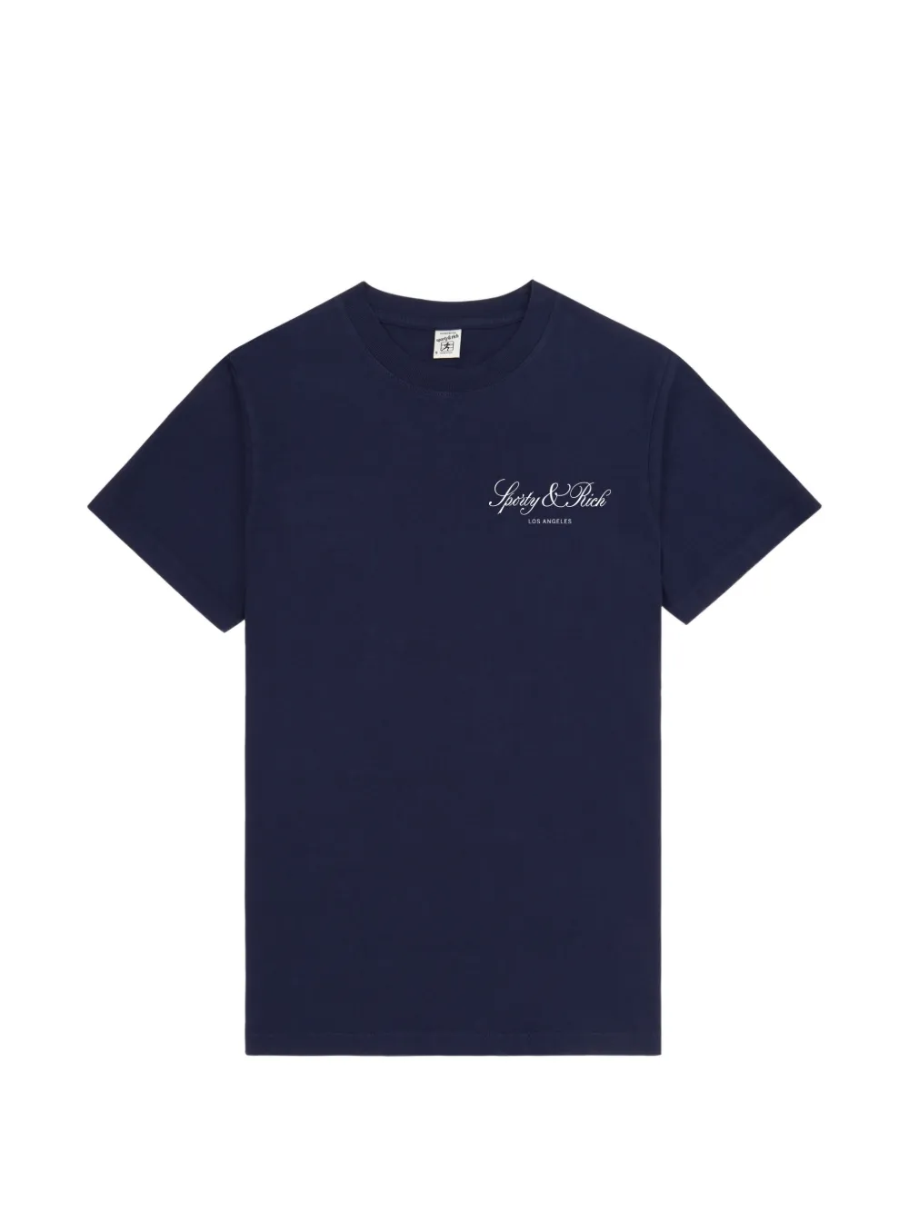 Sporty & Rich T-shirt con logo - Blu