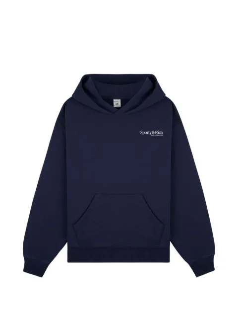 Sporty & Rich logo-detail hoodie