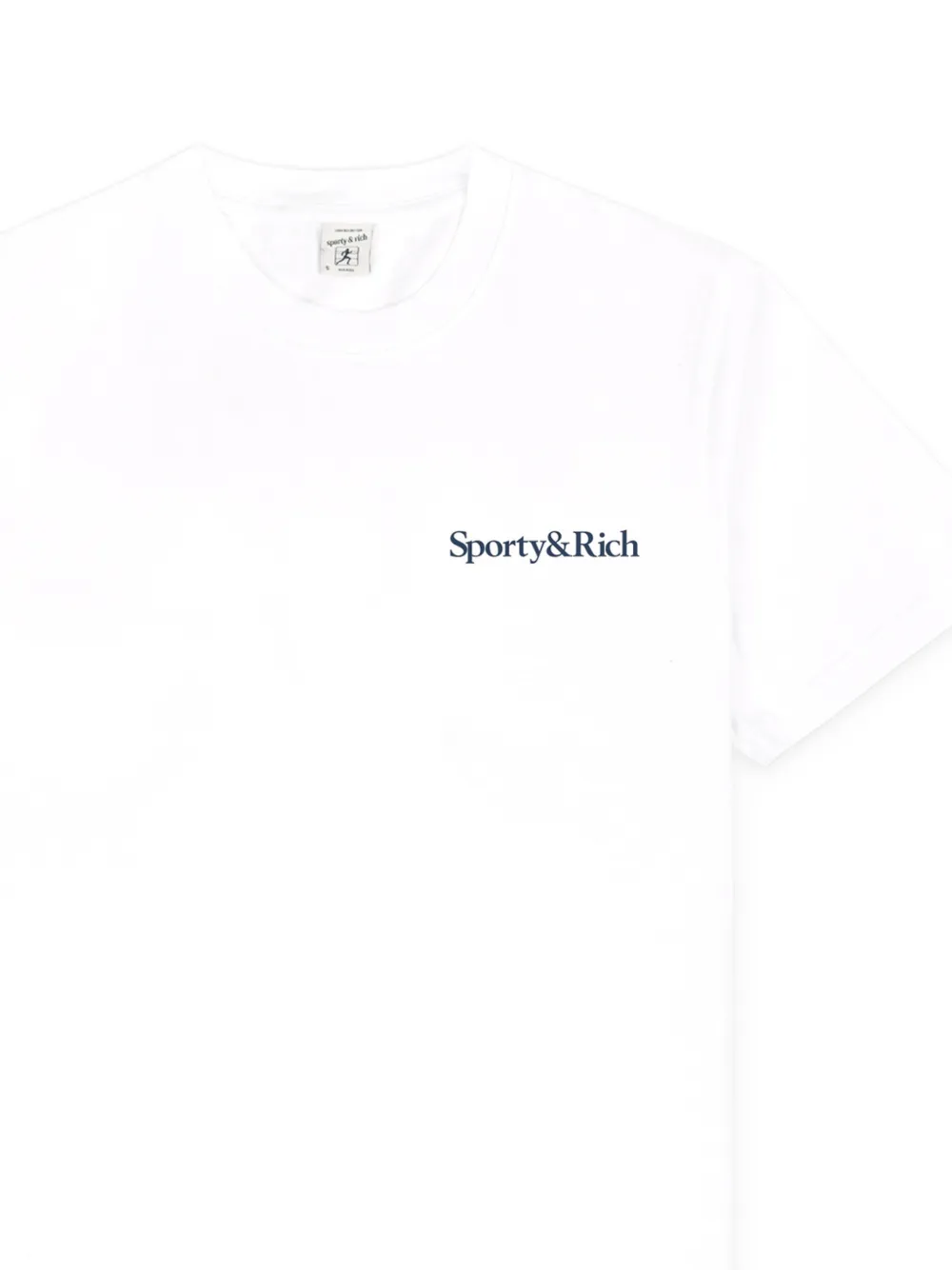 Sporty & Rich T-shirt met logodetail Wit