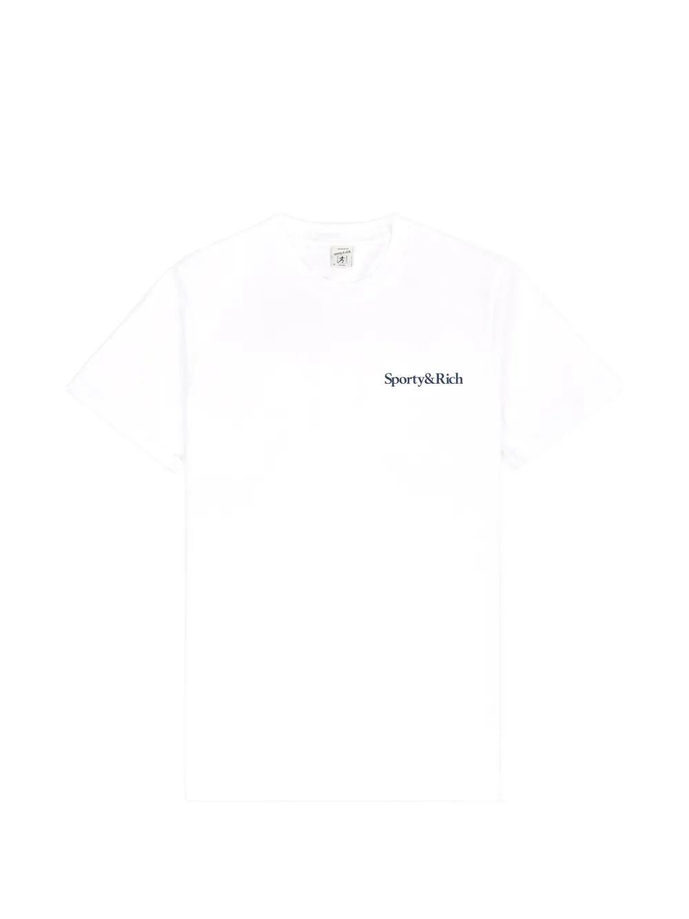 Sporty And Rich Logo-detail Short-sleeve T-shirt In White