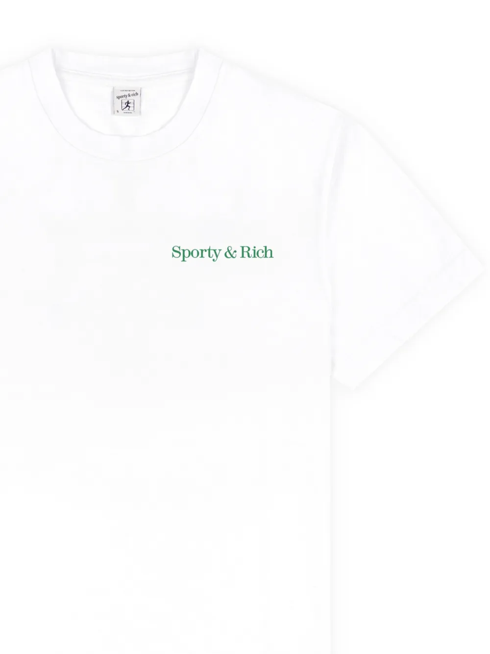 Sporty & Rich T-shirt met ronde hals Wit