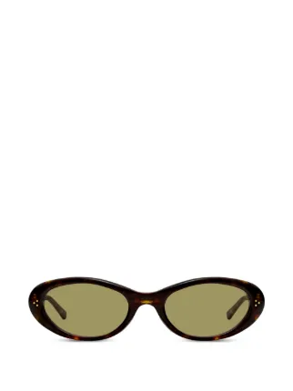 Gentle Monster Lolang T1 (GR) Sunglasses | Brown | FARFETCH