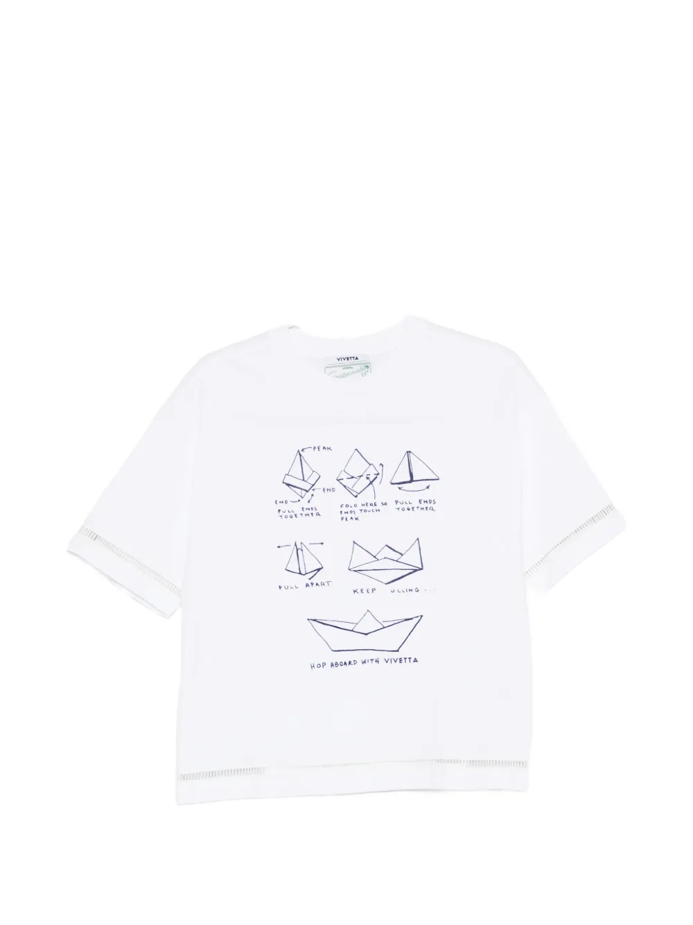 Vivetta graphic-print T-shirt - Bianco