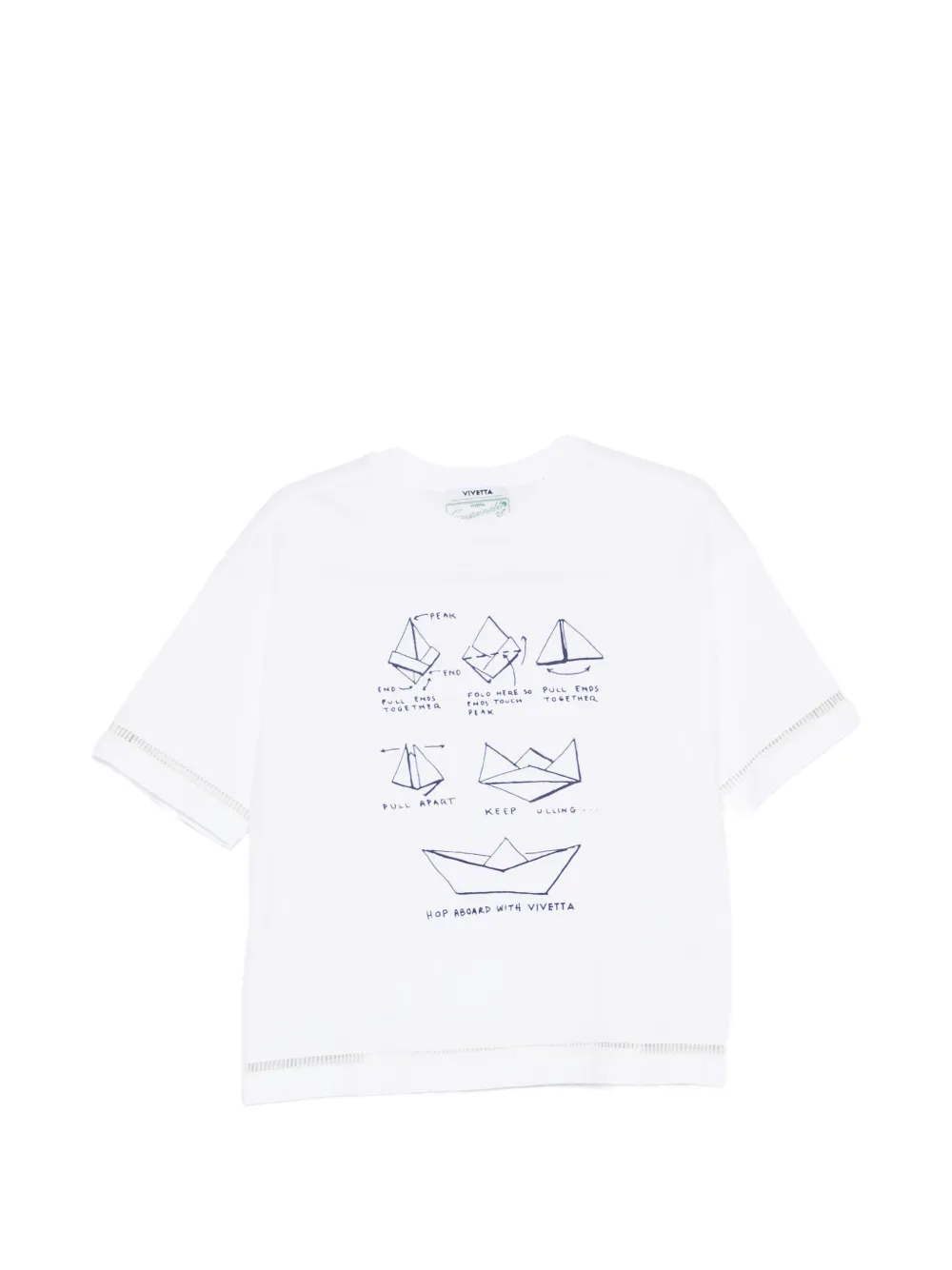 Vivetta graphic-print T-shirt - Bianco