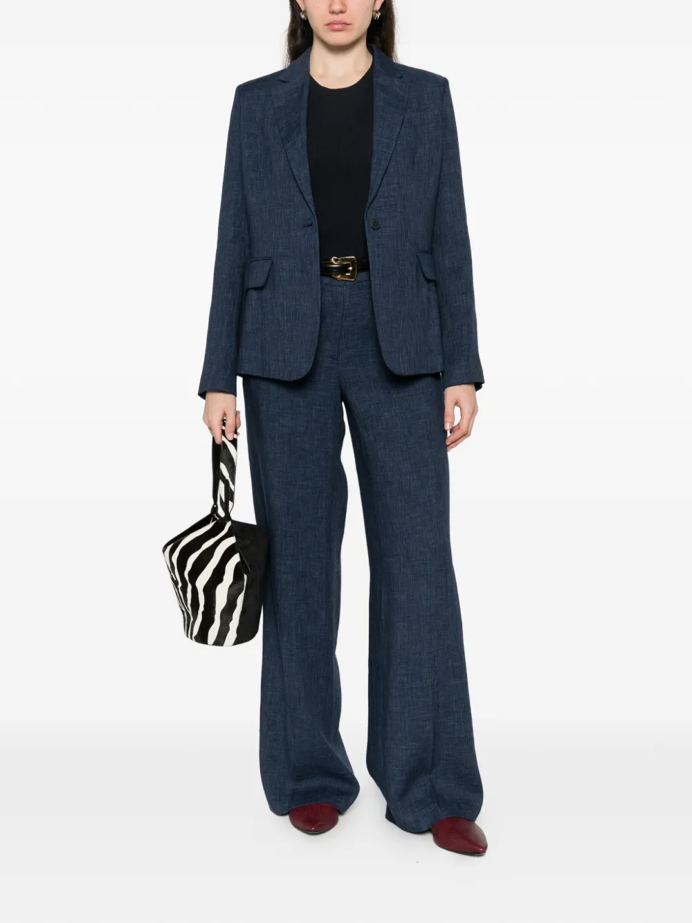  P.a.r.o.s.h. Button Trousers - Blue 