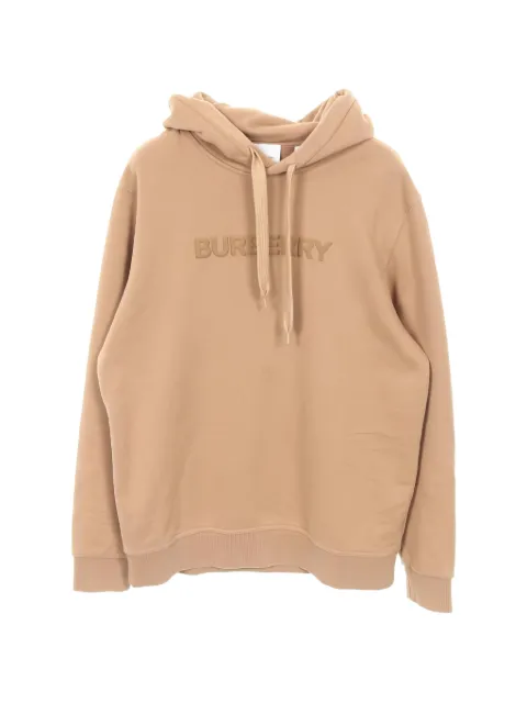 Burberry Pre-Owned 2000s logo-print cotton hoodie