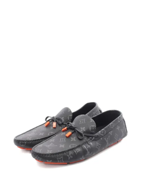 Louis Vuitton Pre-Owned 2025  LV Driver Monogram loafers
