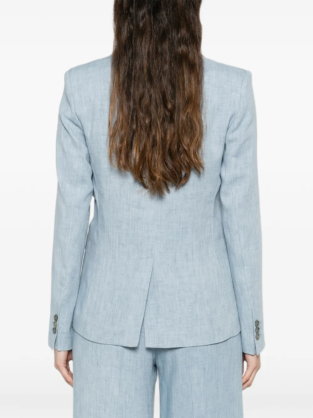 P.A.R.O.S.H. Blazer met enkele rij knopen Blauw