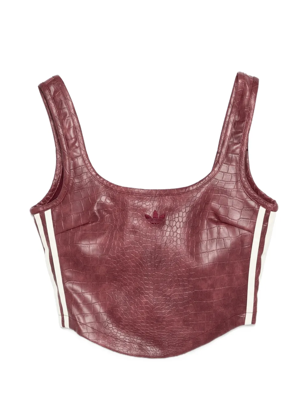 adidas Canotta con scollo ampio - Rosso