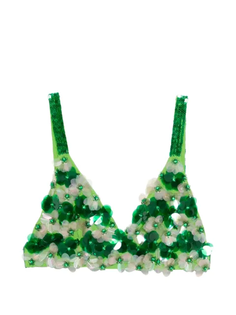 P.A.R.O.S.H. sequin-embellished top