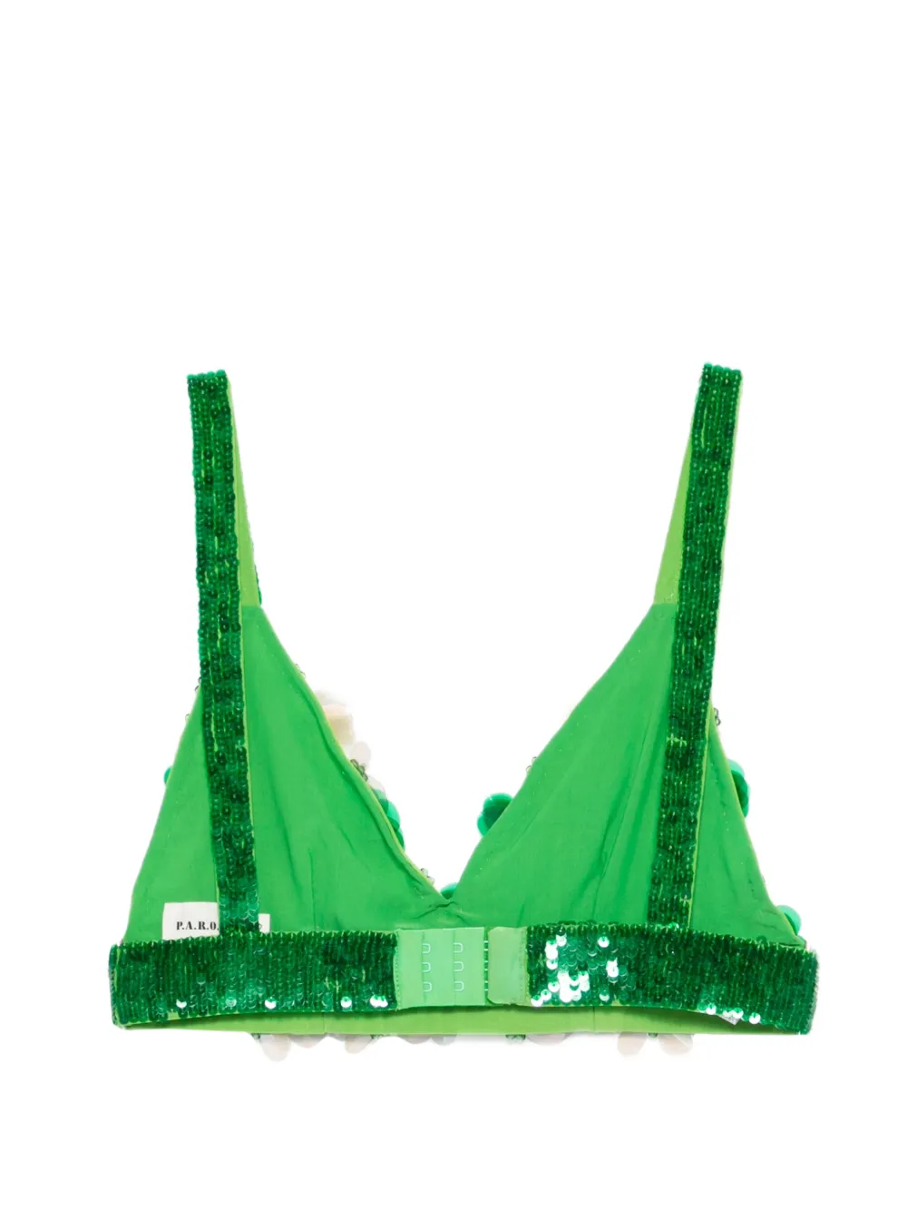  P.a.r.o.s.h. Sequin-embellished Top - Green 
