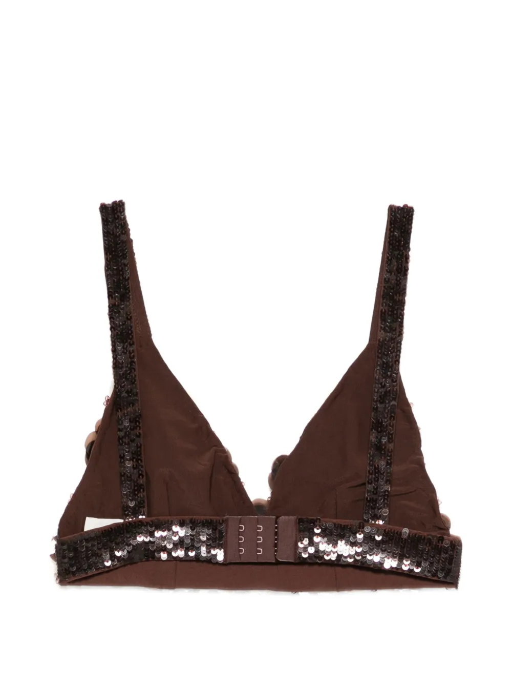  P.a.r.o.s.h. Sequin-embellished Top - Brown 