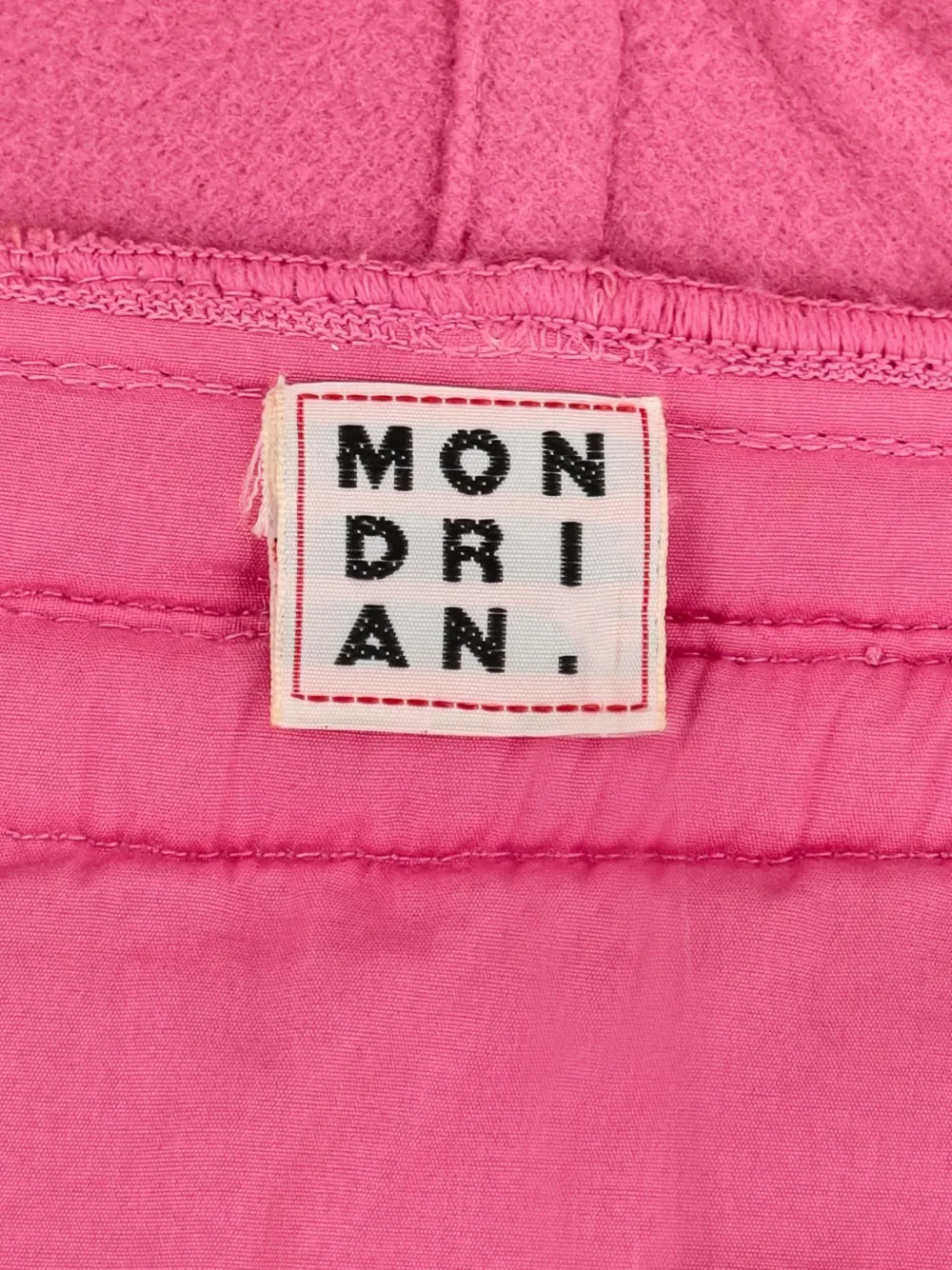 Mondrian belted coat - Roze