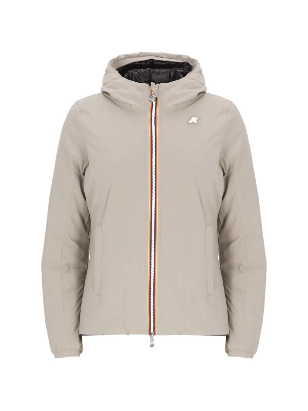 K-Way Lily logo-detail padded jacket - Toni neutri
