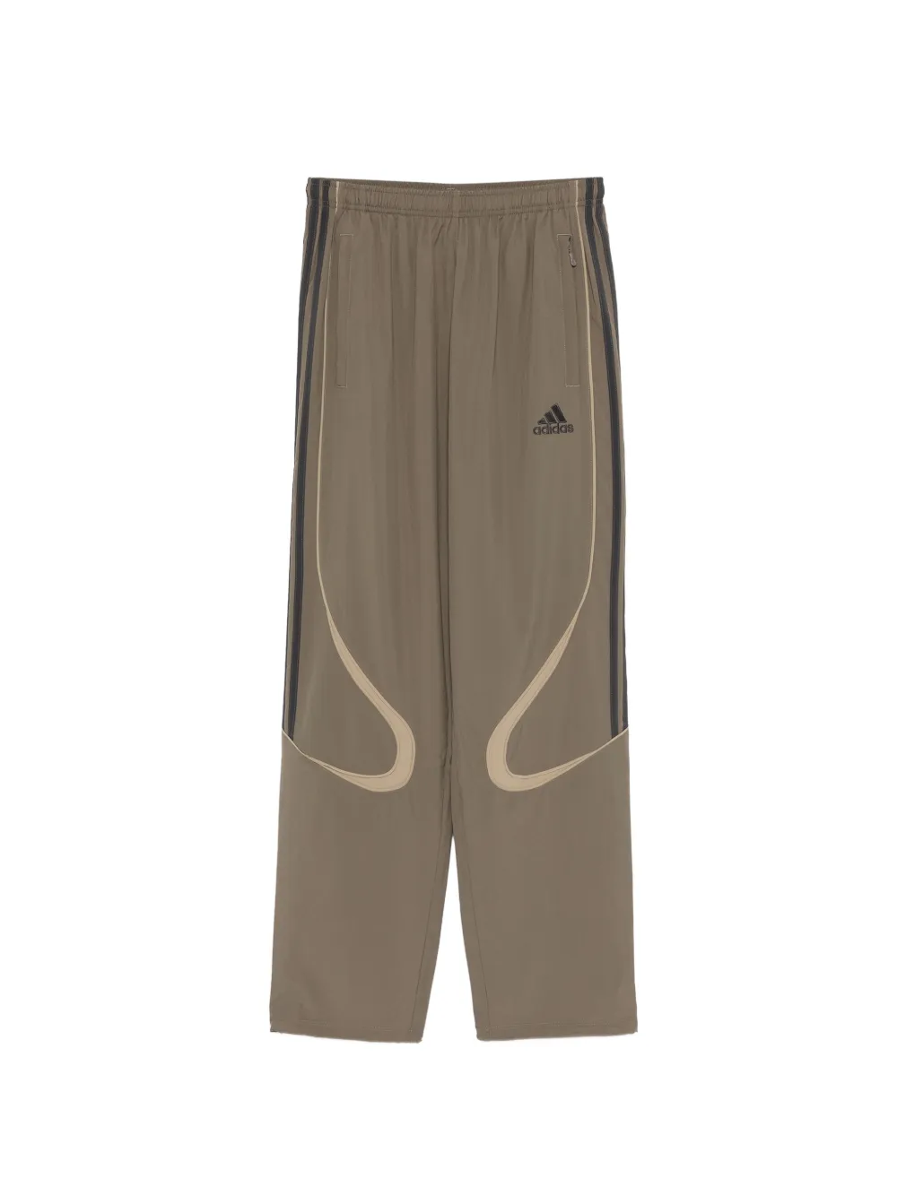 adidas Teamgeist Adicolor stripe-detail track pants - Marrone