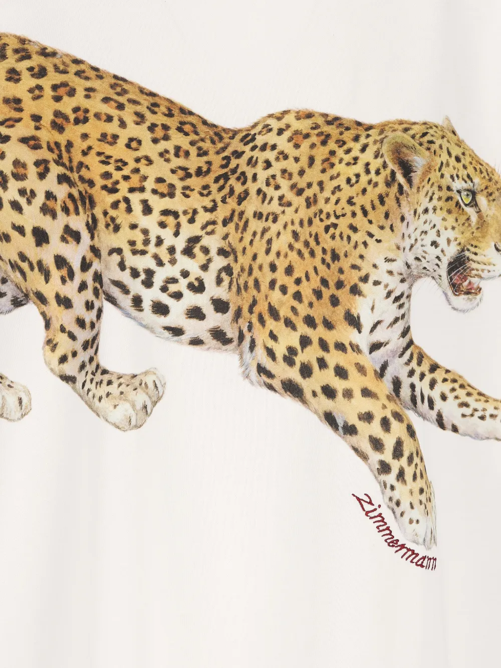  Zimmermann Leopard-print T-shirt - White 