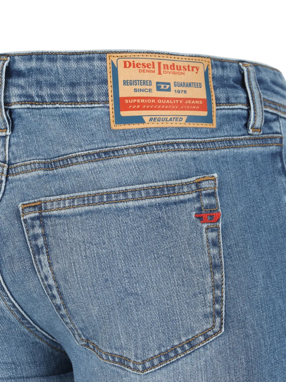 Diesel 1969 D-Ebbey 0adbh jeans Blauw