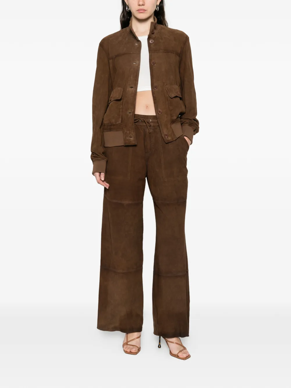 P.A.R.O.S.H. Broek met trekkoord Bruin