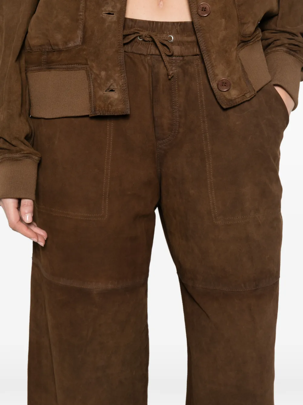 P.A.R.O.S.H. Broek met trekkoord Bruin