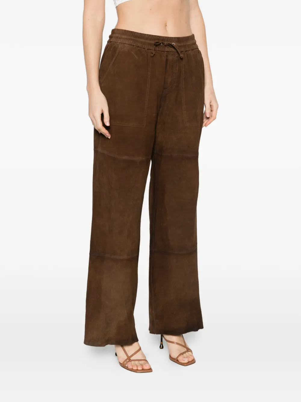 P.A.R.O.S.H. Broek met trekkoord Bruin