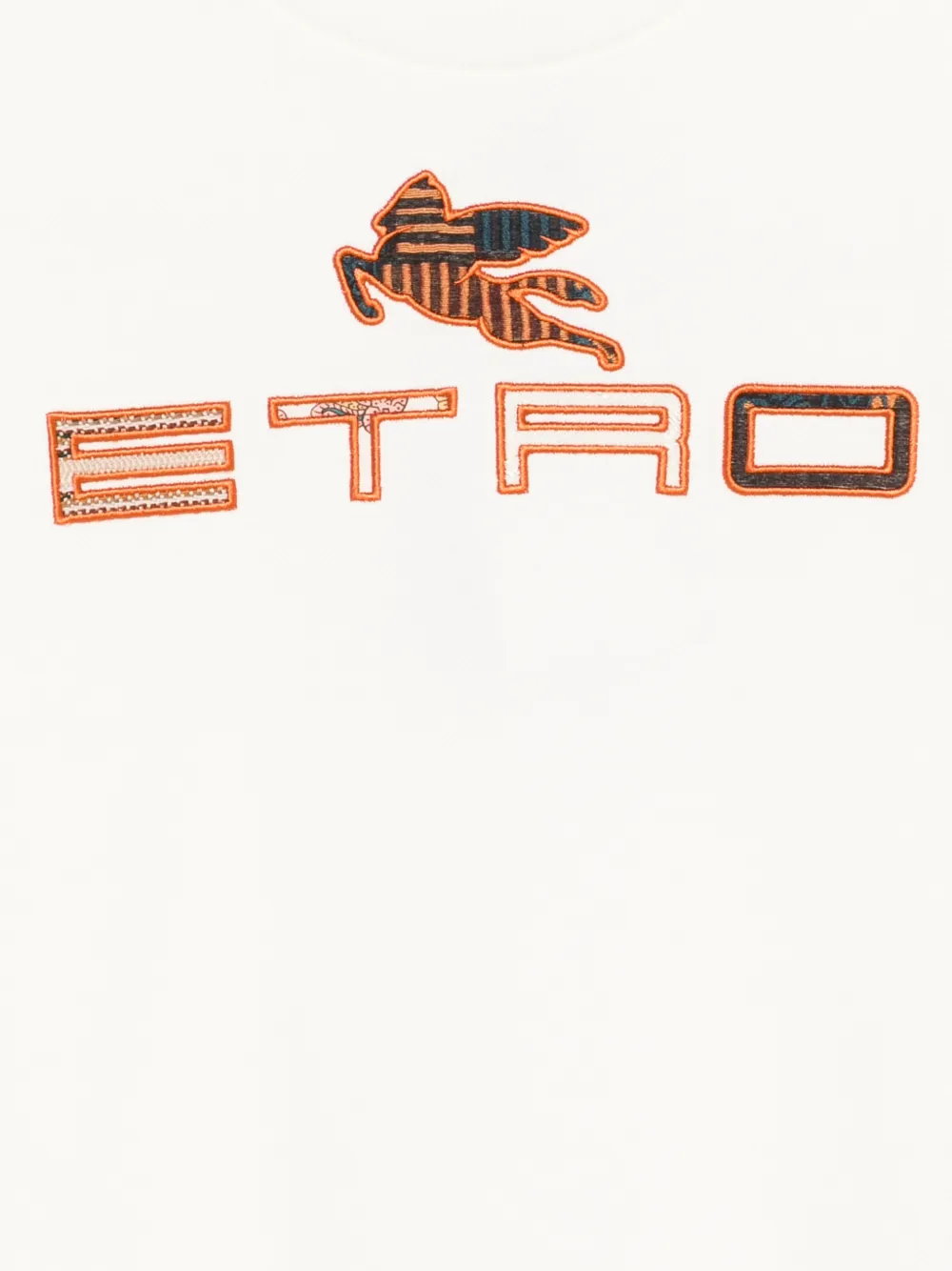  Etro Kids Embroidered Logo Sweatshirt - Neutrals 