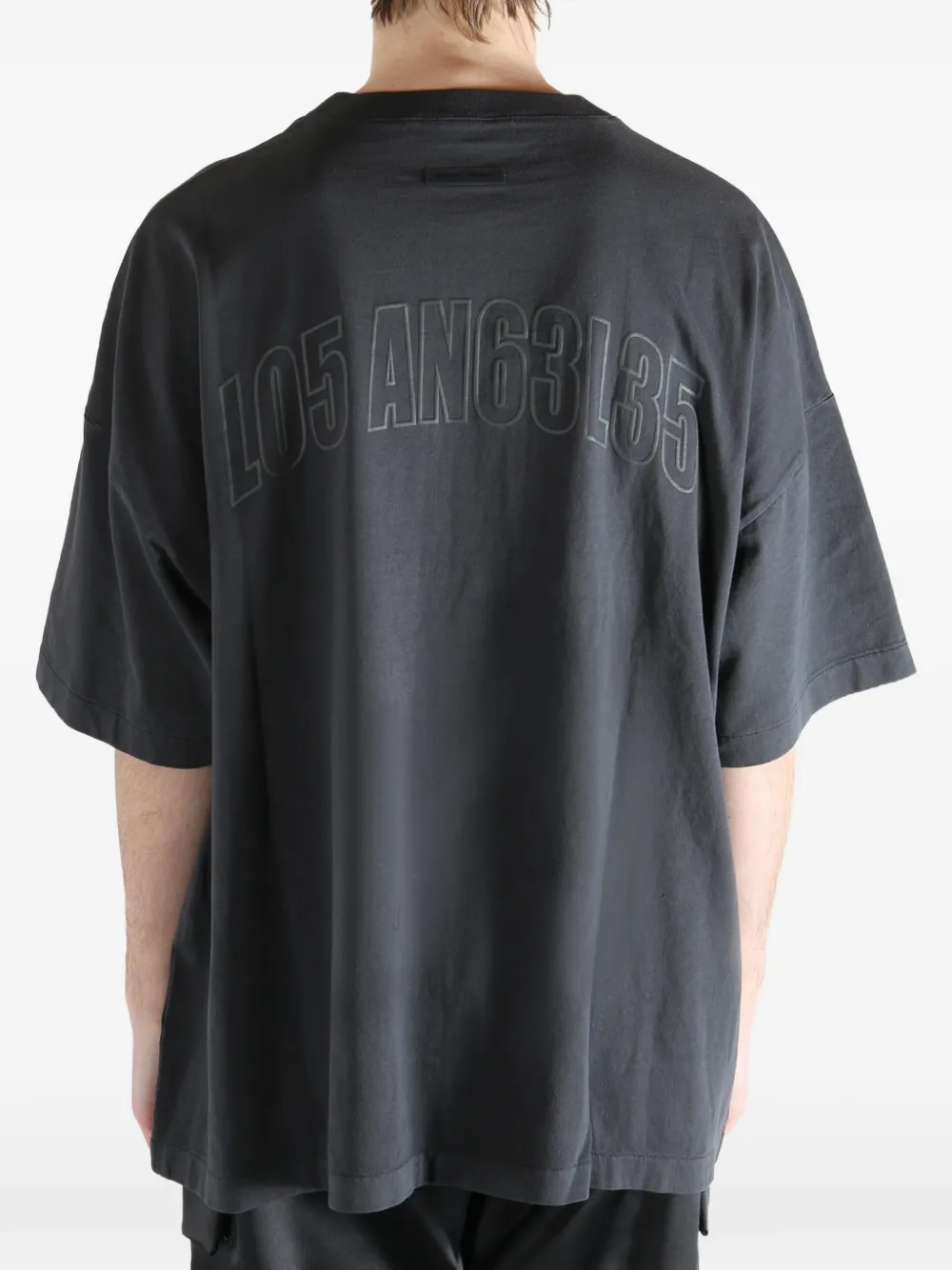 FEAR OF GOD ESSENTIALS T-shirt met reliëf Grijs