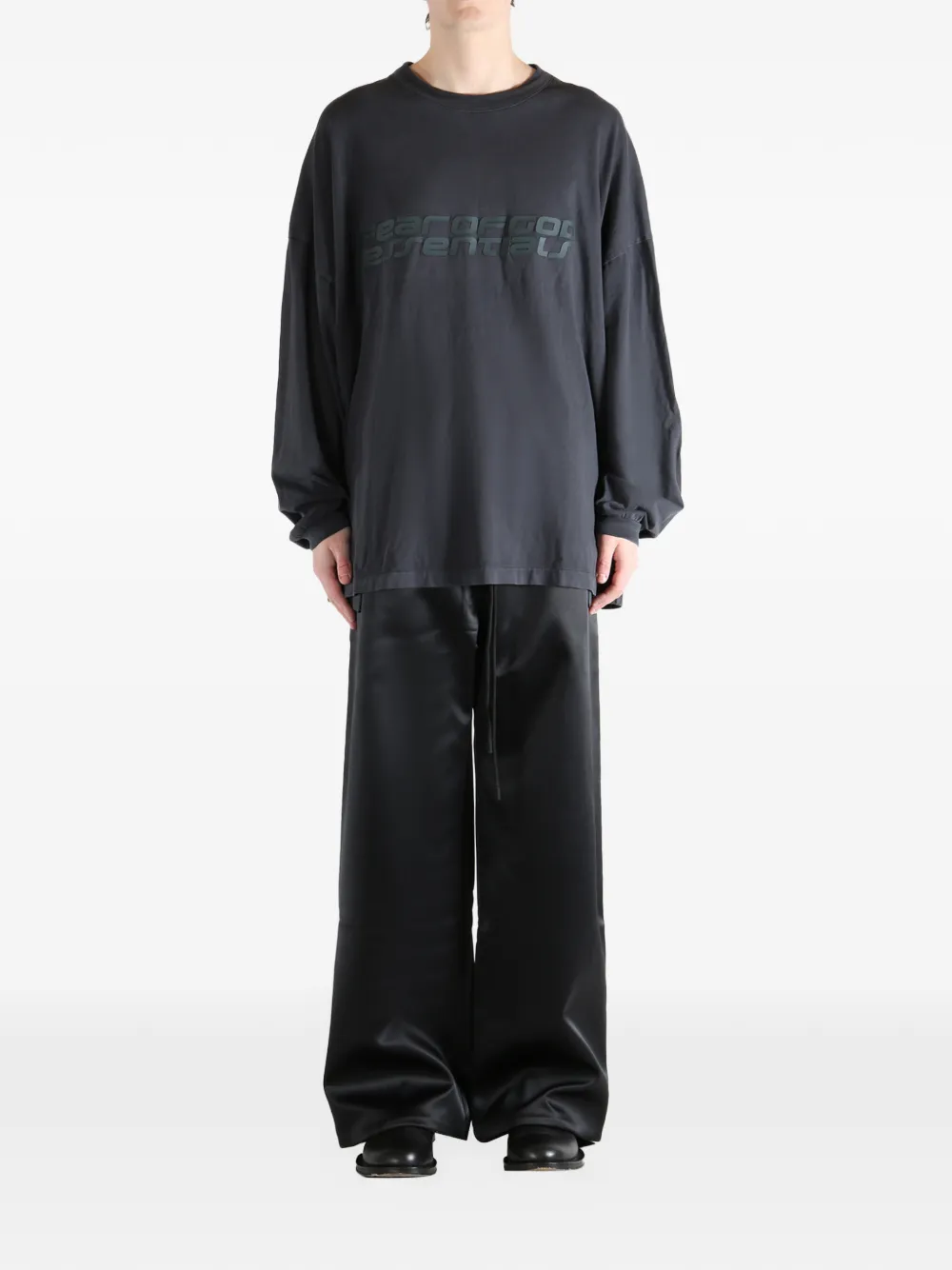  Fear Of God Essentials Long-sleeved Top - Grey 