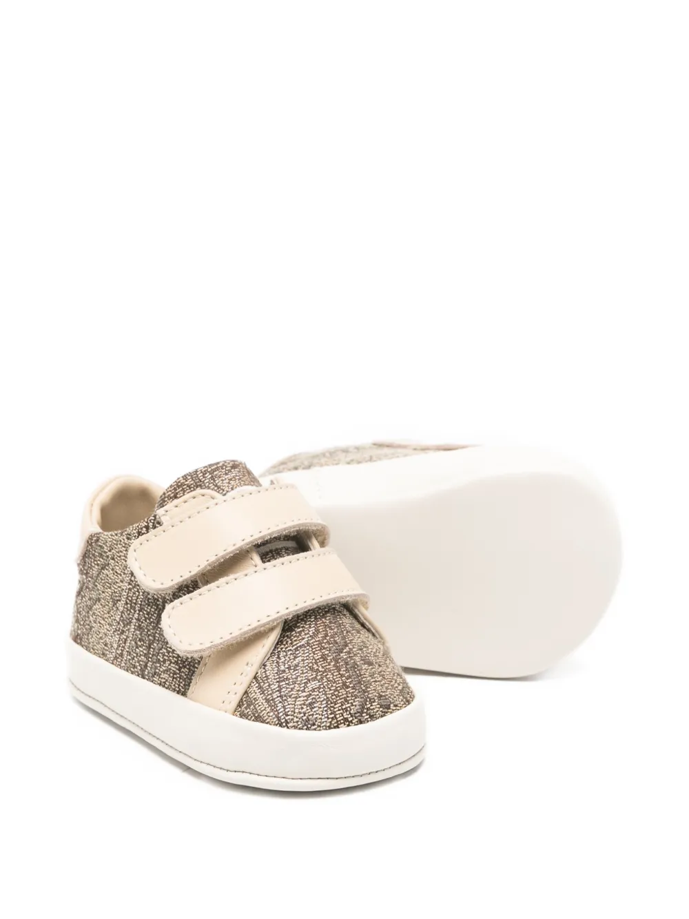ETRO KIDS Sneakers met bandje met patroon Bruin