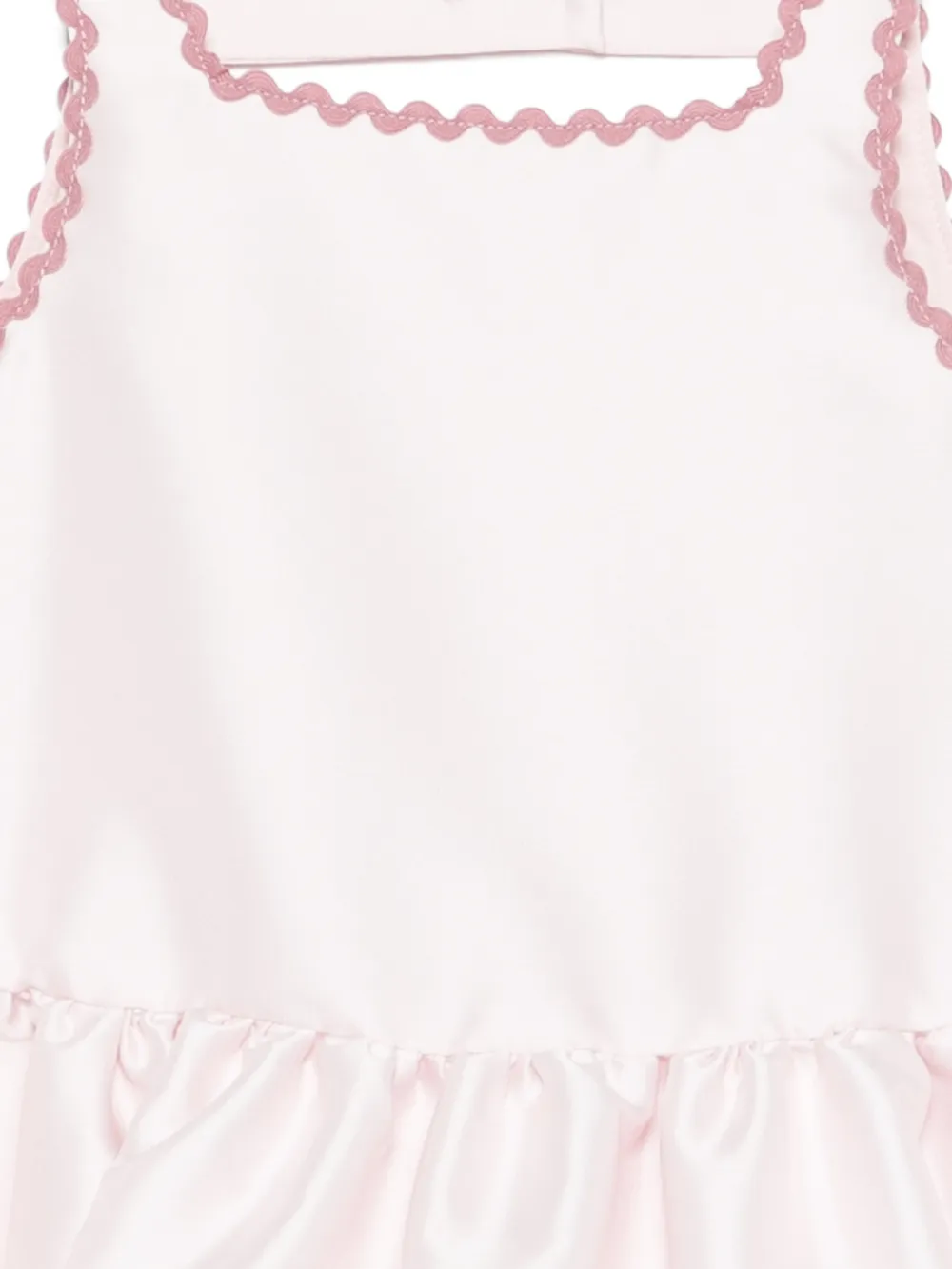 Simonetta Jurk met ruches afwerking Roze