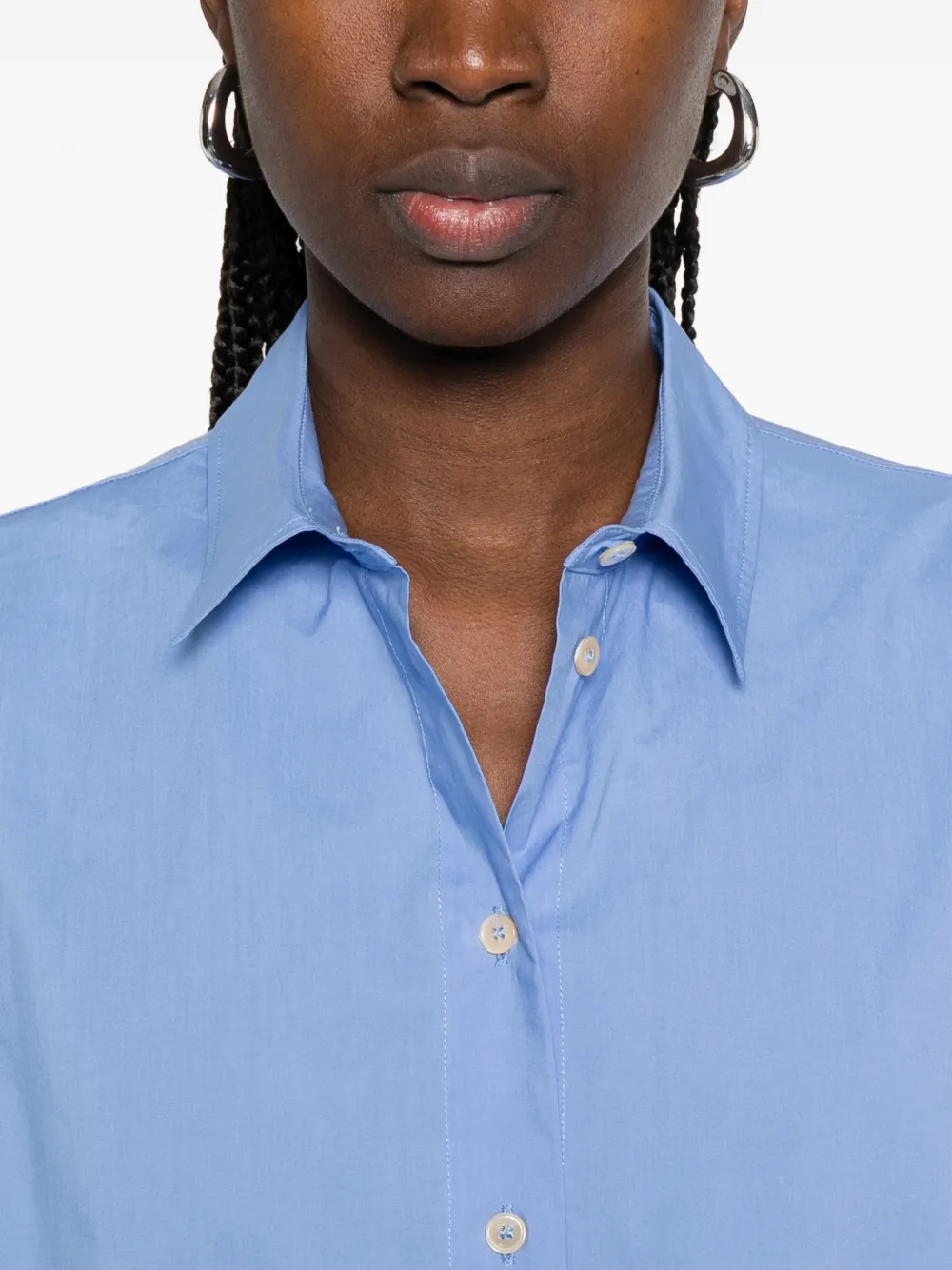 Forte Boxy blouse Blauw