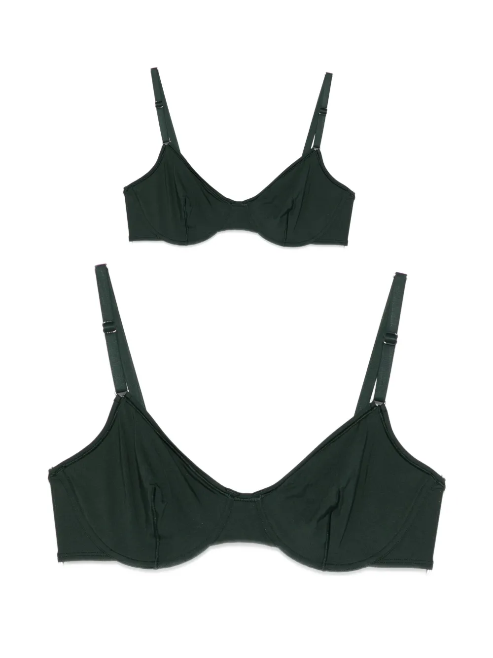 ERES adjustable-straps bra - Verde