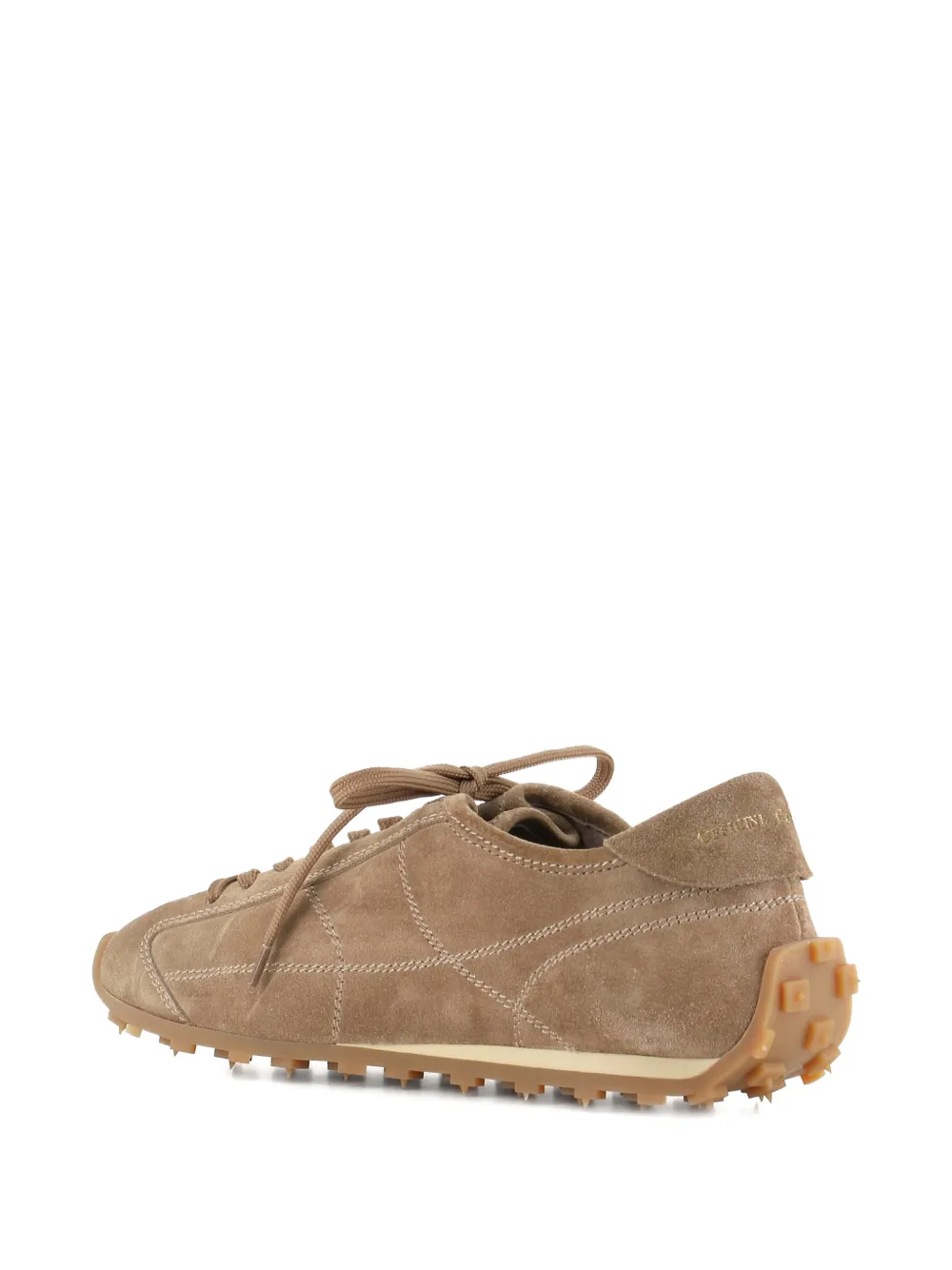 Officine Creative Jarred suede sneakers Beige