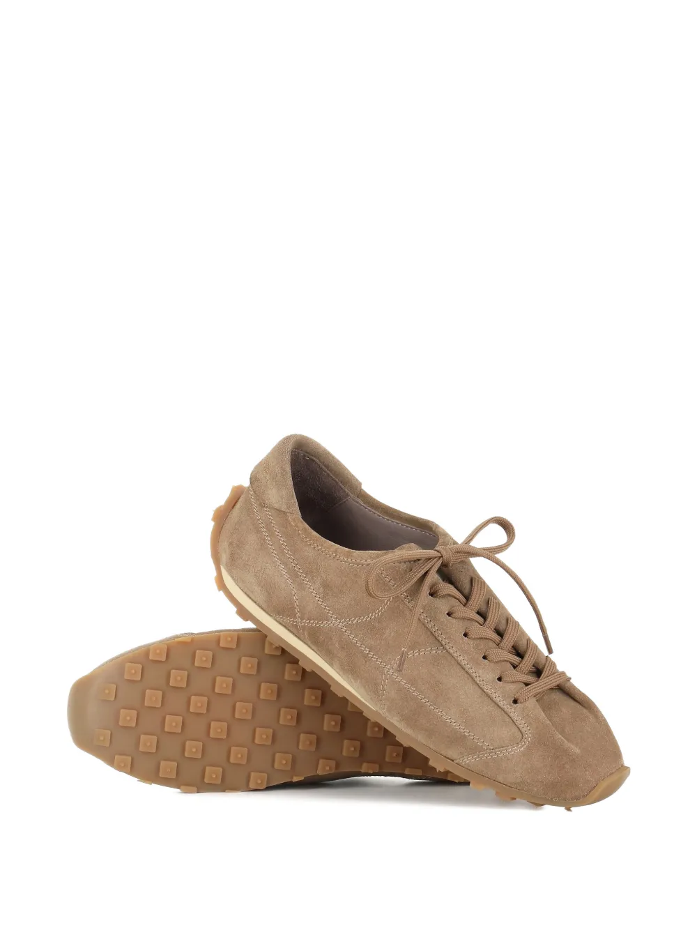 Officine Creative Jarred suede sneakers Beige