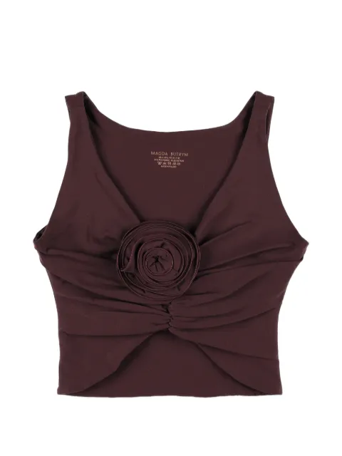 Magda Butrym rose-detail top