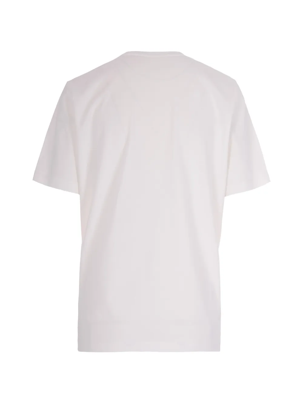 Elisabetta Franchi T-shirt met logo-reliëf Wit