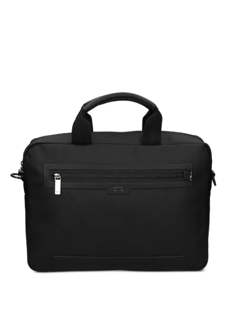 BOSS zip top laptop bag