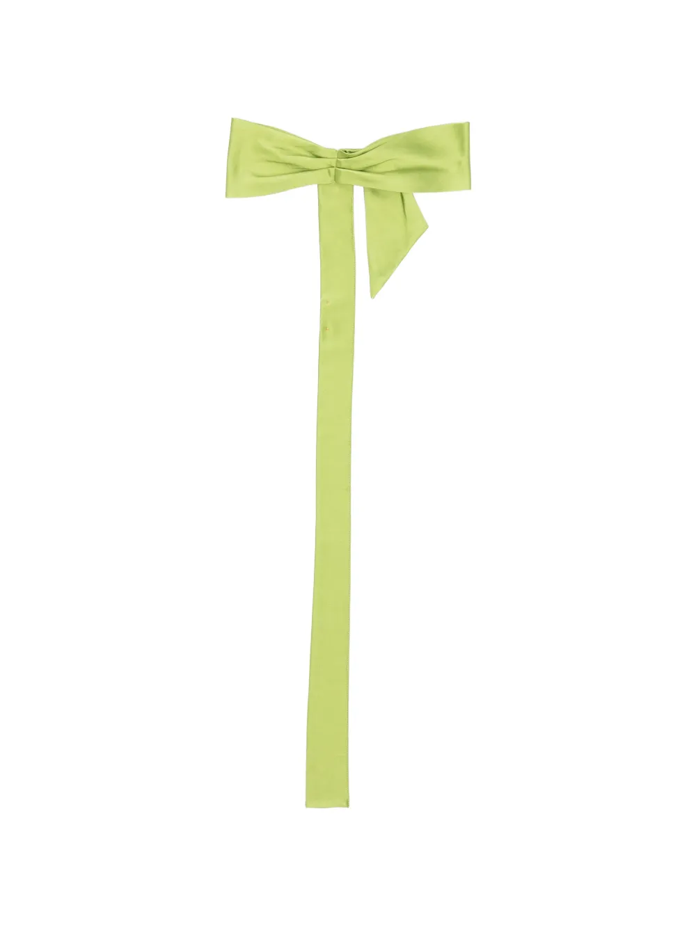Forte Forte satin bow scarf - Verde
