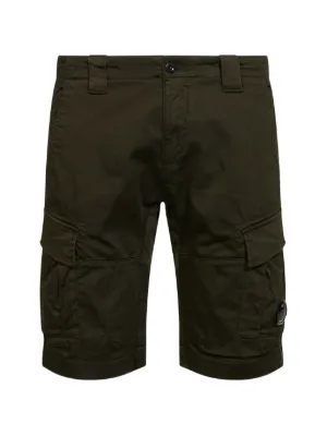 Stone Island Compass-badge Cargo Shorts | Black | FARFETCH