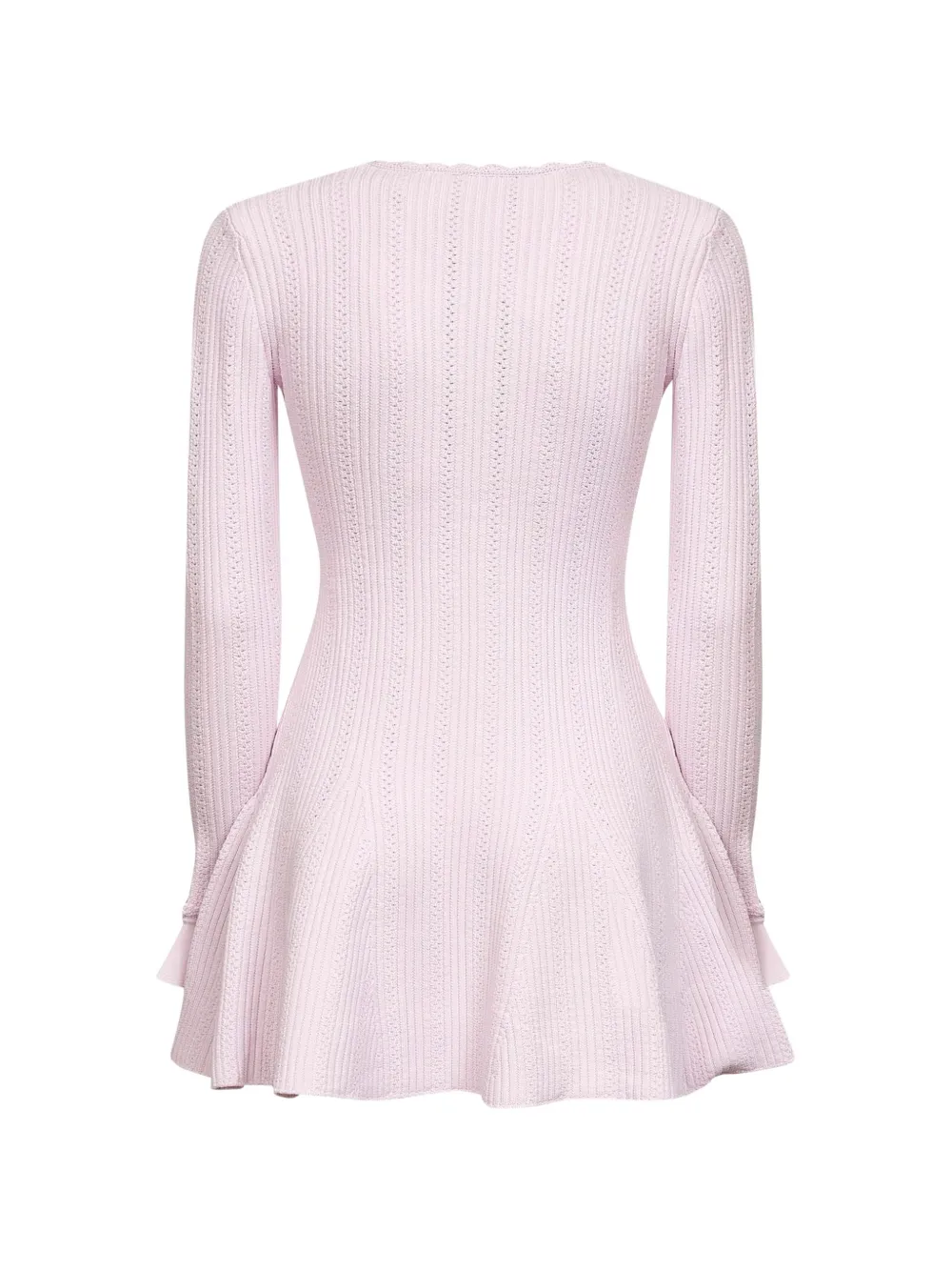 Self-Portrait pocket V-neck mini dress - Roze