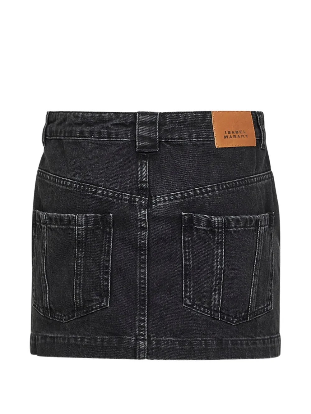 MARANT &Eacute;TOILE five-pocket mini skirt - Zwart
