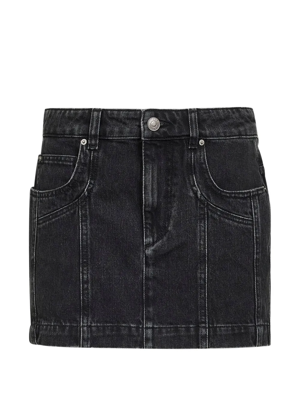 MARANT ÉTOILE five-pocket mini skirt - Nero