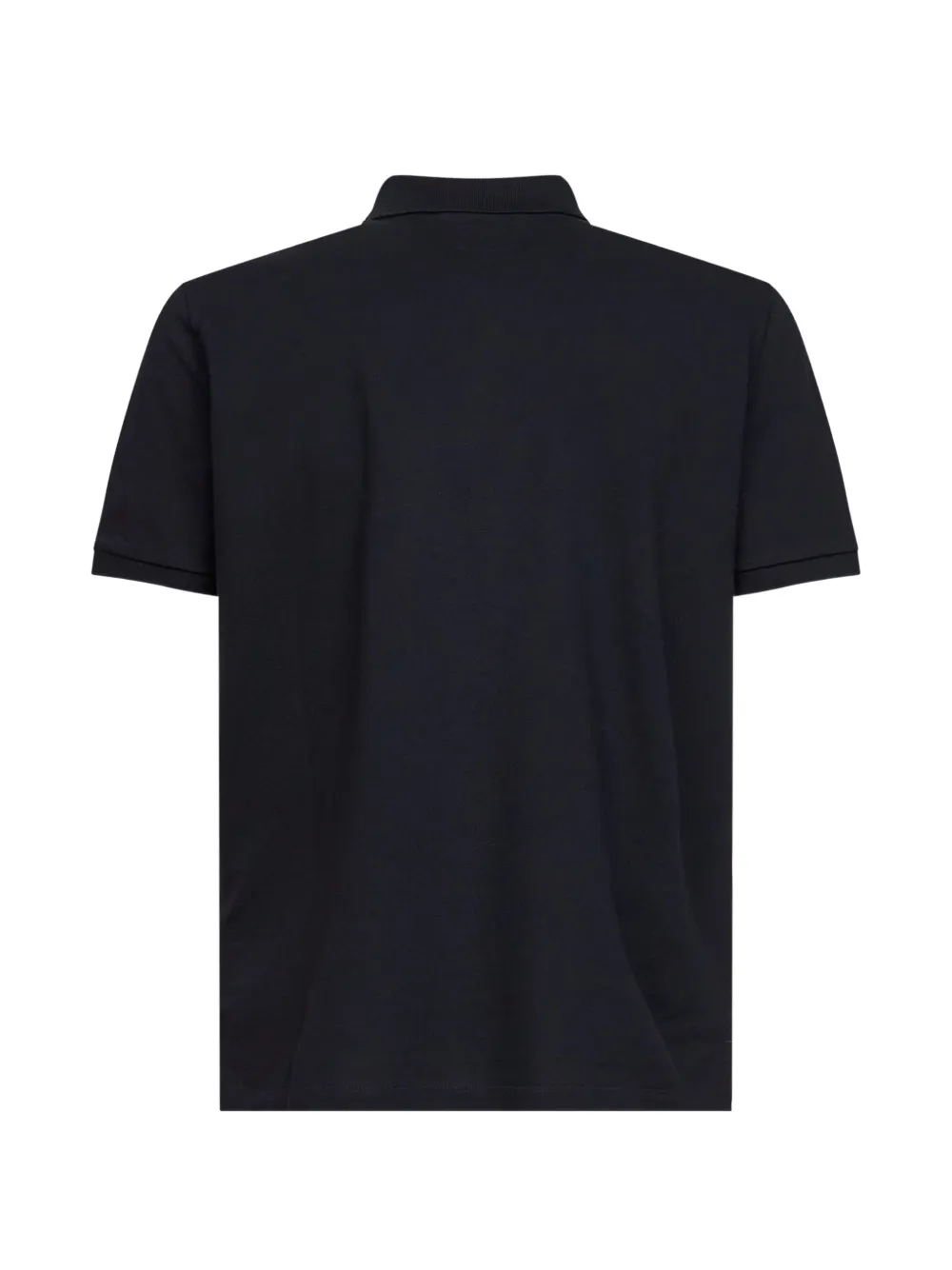 C.P. Company button embroidered-logo polo shirt - Blauw