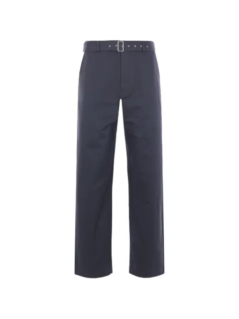 Maison Kitsuné belt-fastening trousers