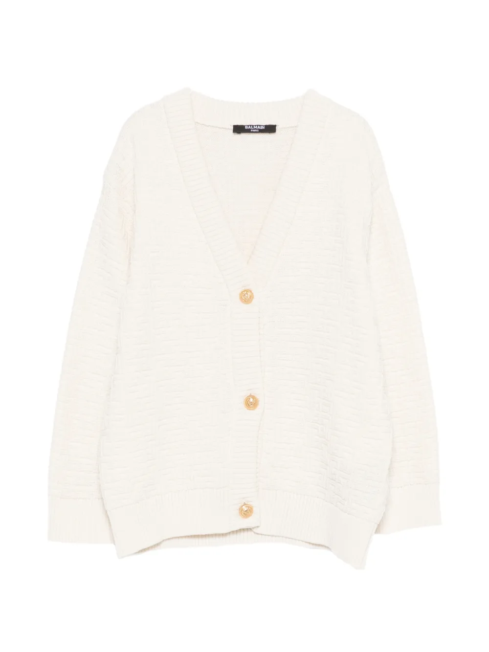 Balmain Kids button-up cardigan - Nude