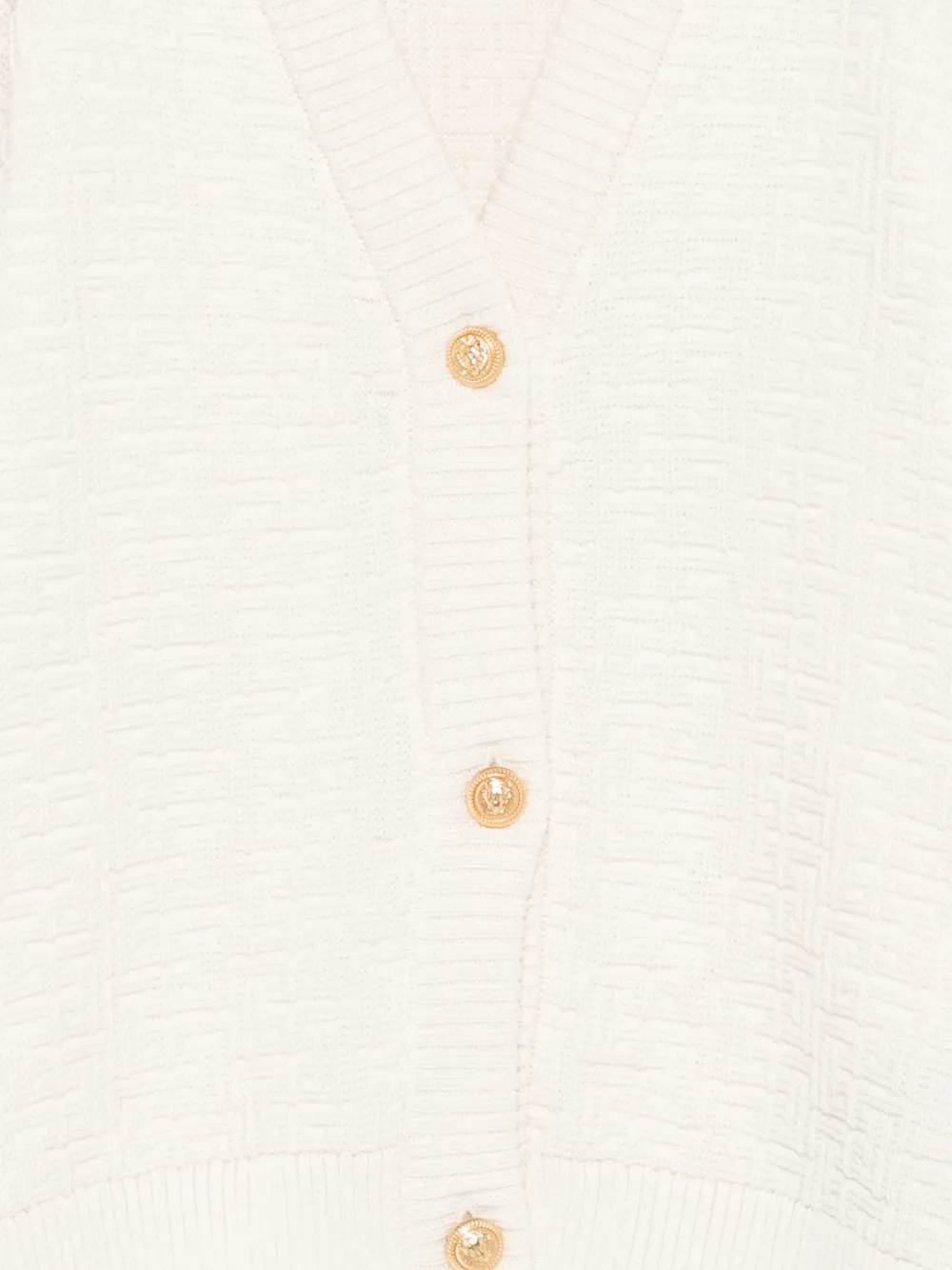  Balmain Kids Button-up Cardigan - Neutrals 