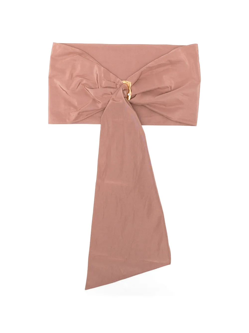 Forte Forte jewel buckle taffetas belt - Rosa