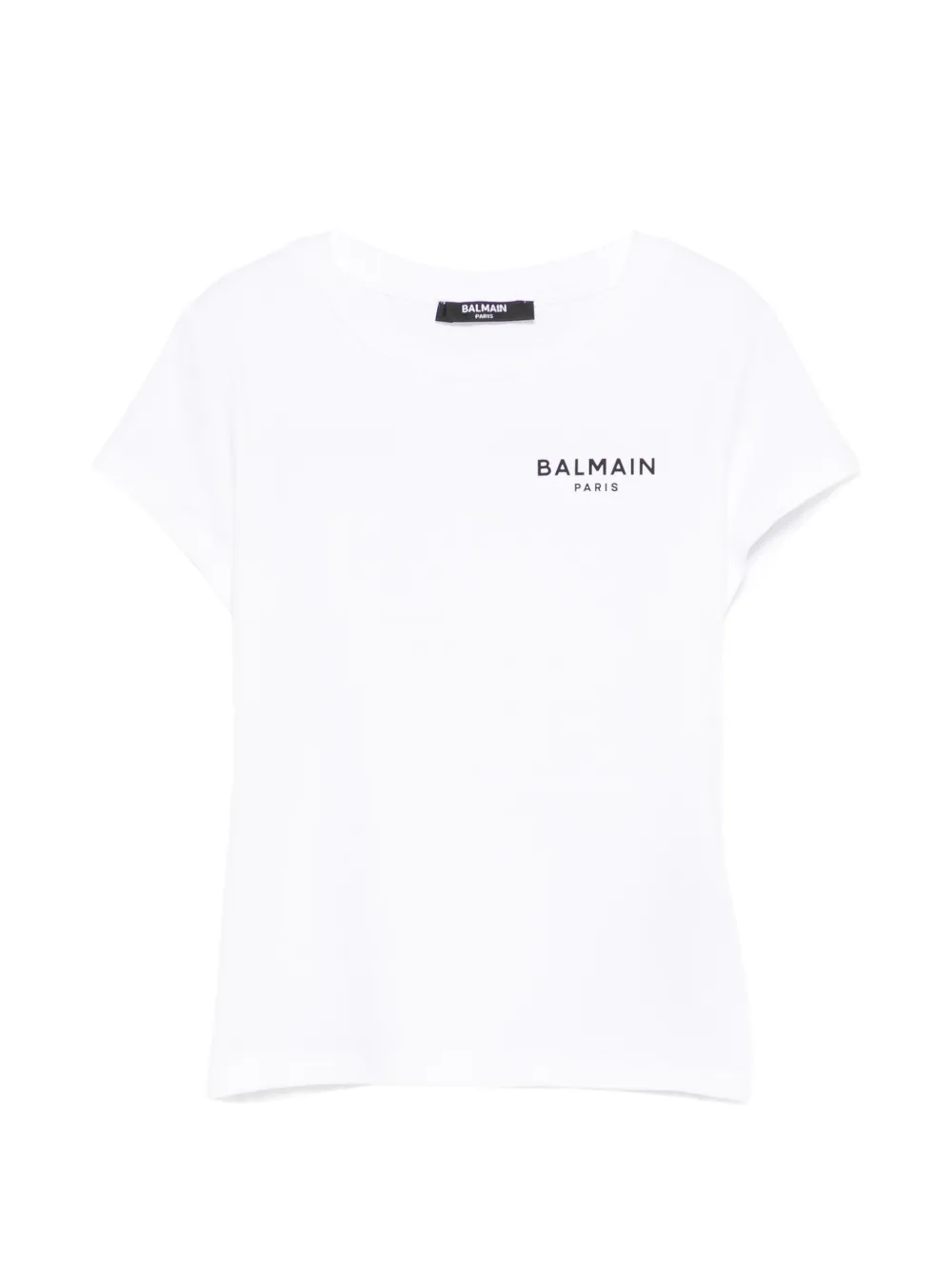 Balmain Kids logo-print T-shirt - Bianco